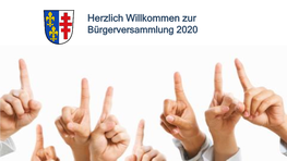 Bürgerversammlung 2020 STATISTIK