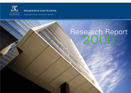 Research Report 2008 Contents