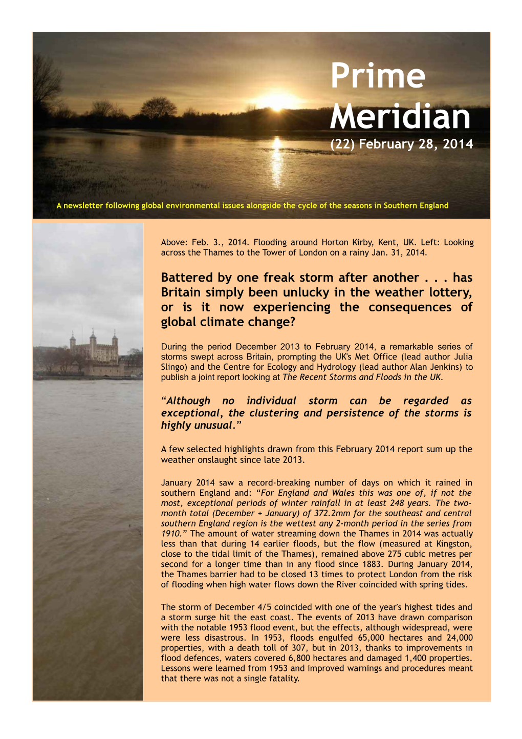 Prime Meridian (22) February 28, 2014
