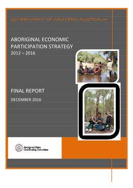 Aboriginal Economic Participation Strategy 2012-2016
