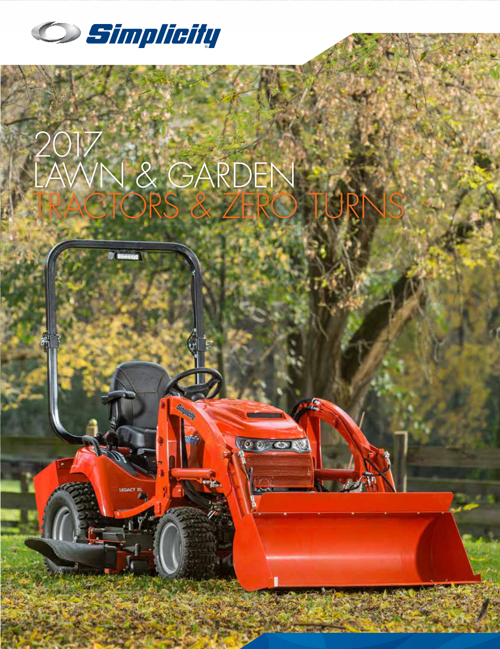 2017 Lawn & Garden Tractors & Zero Turns