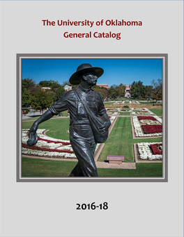University of Oklahoma General Catalog 2016-18