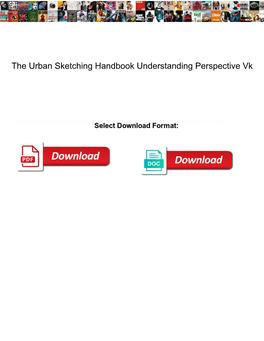 The Urban Sketching Handbook Understanding Perspective Vk