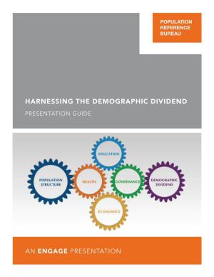 Harnessing the Demographic Dividend