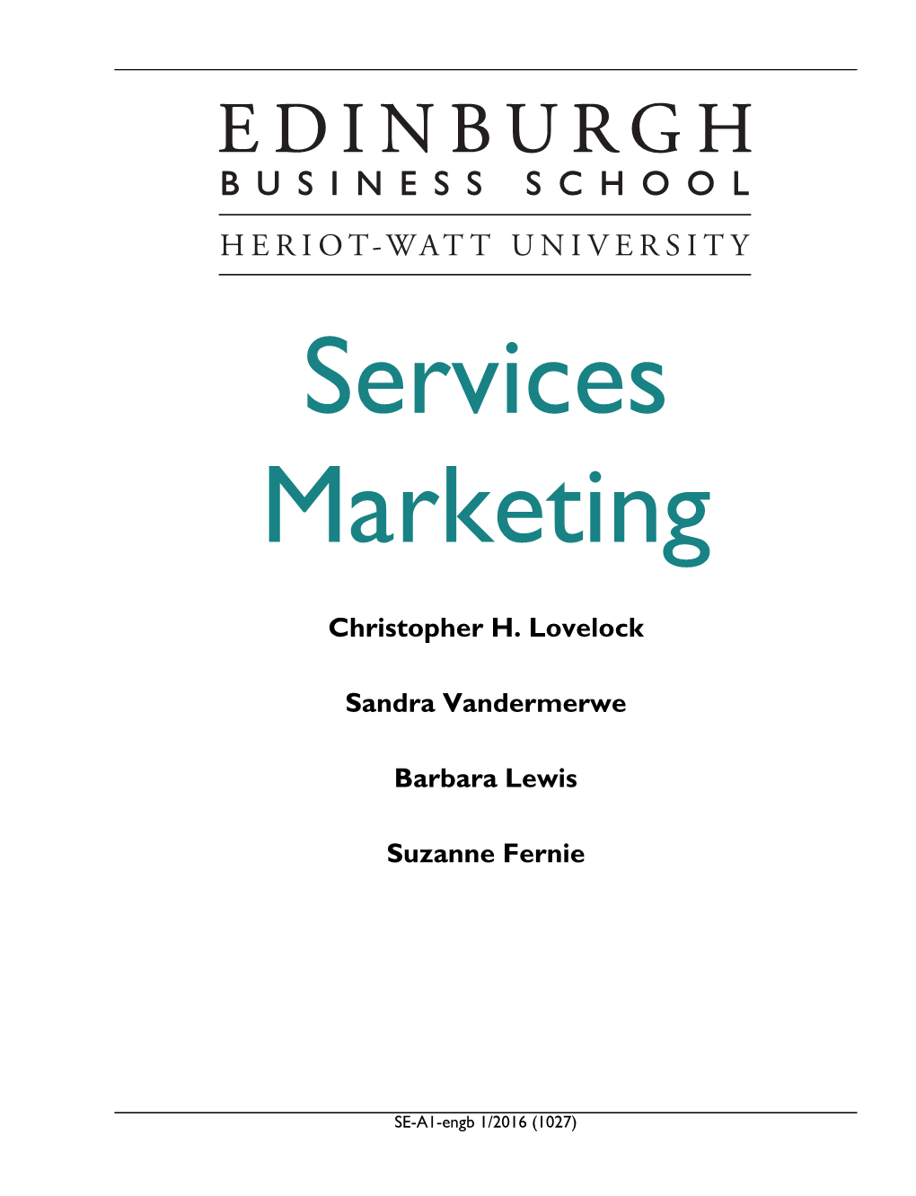 Services Marketing