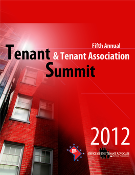 2012 OTA Tenant Summit Program
