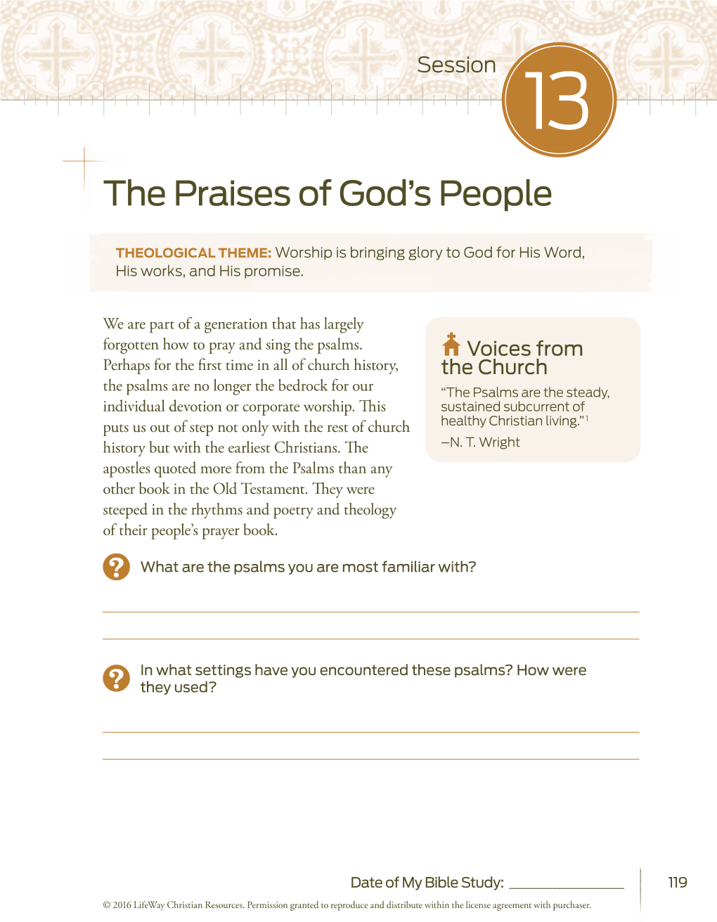 The Praises of God's People