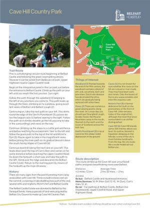 Cave Hill Country Park and Belfast Castle Leaflets