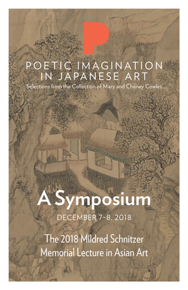 A Symposium DECEMBER 7–8, 2018