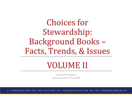 Background Books – Facts, Trends, & Issues VOLUME II