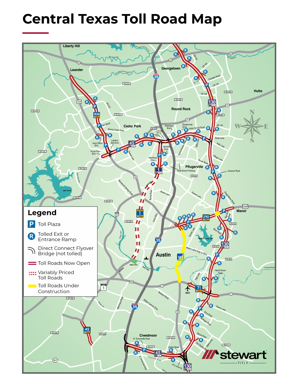 Central Texas Toll Road195 Map