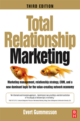 Total Relationship Marketing, Third Edition