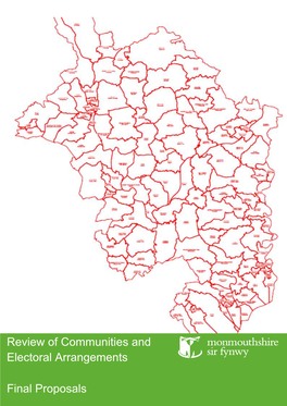 Review of Communities and Electoral Arrangements Final Proposals