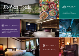 Explore the Beauty of West Japan with JR-West Hotels