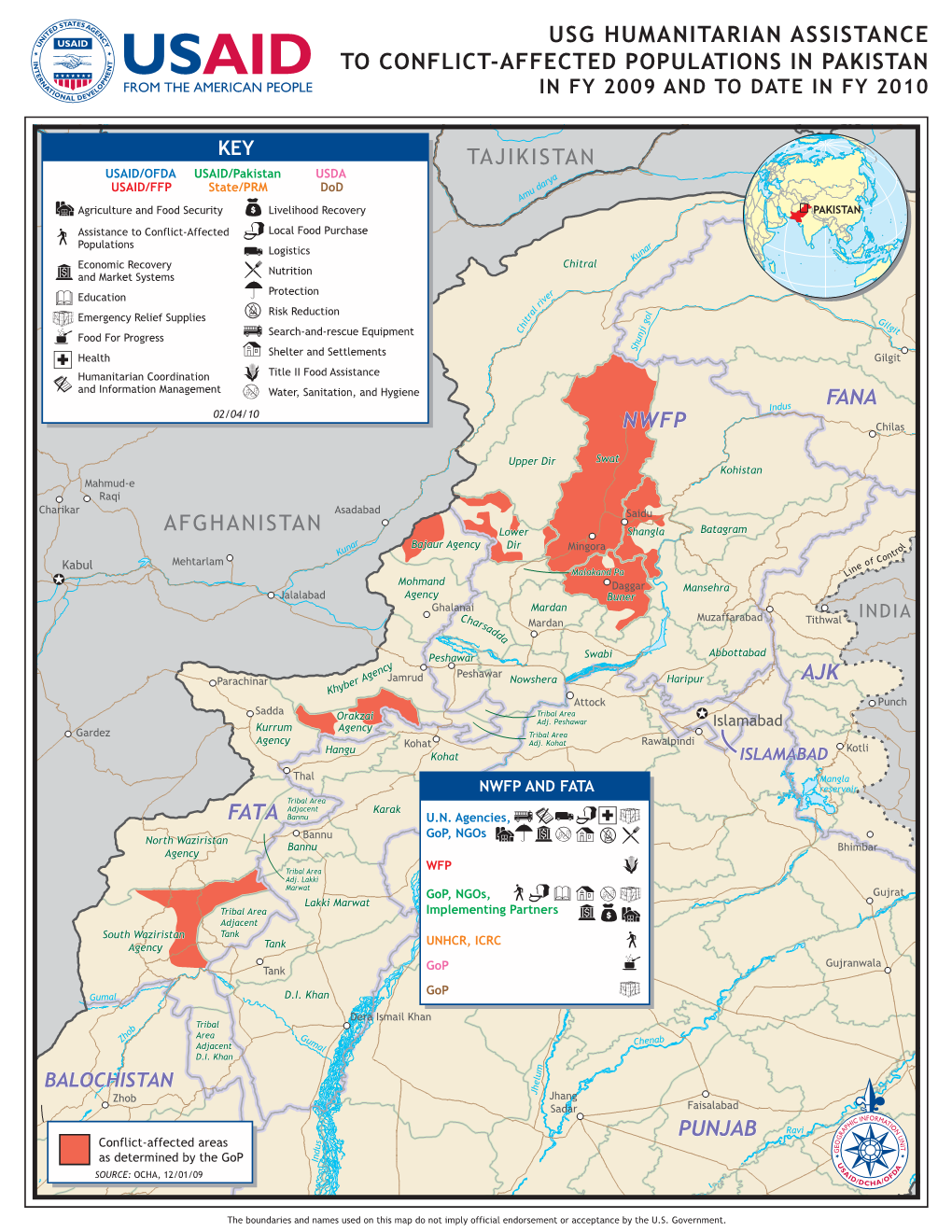 Pakistan in Fy 2009 and to Date in Fy 2010