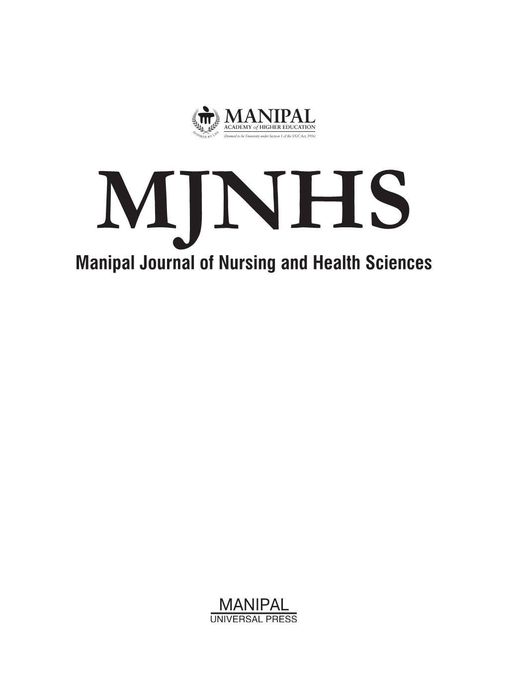 Manipal Journal of Nursing and Health Sciences