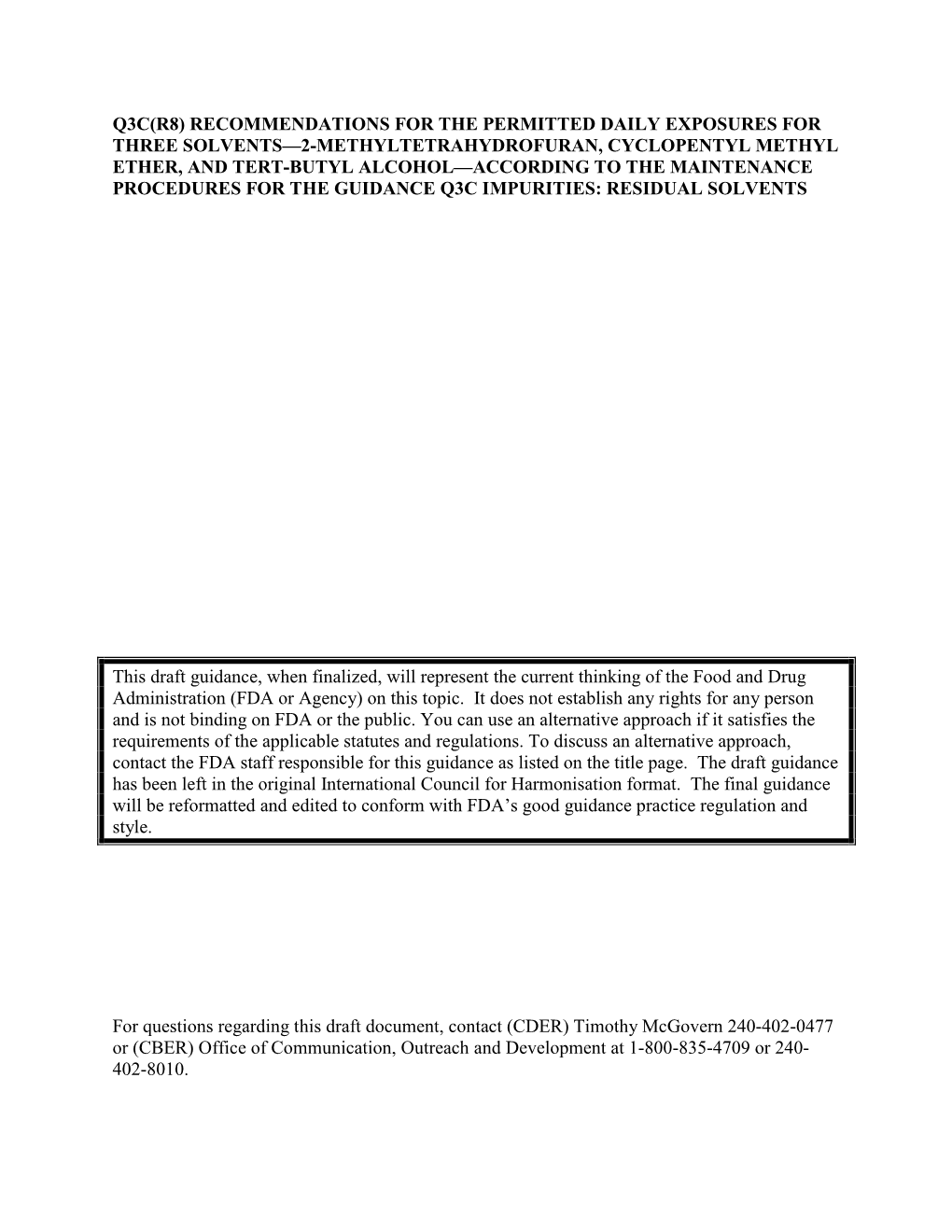 PDE for 2-Methyletrahydrofuran