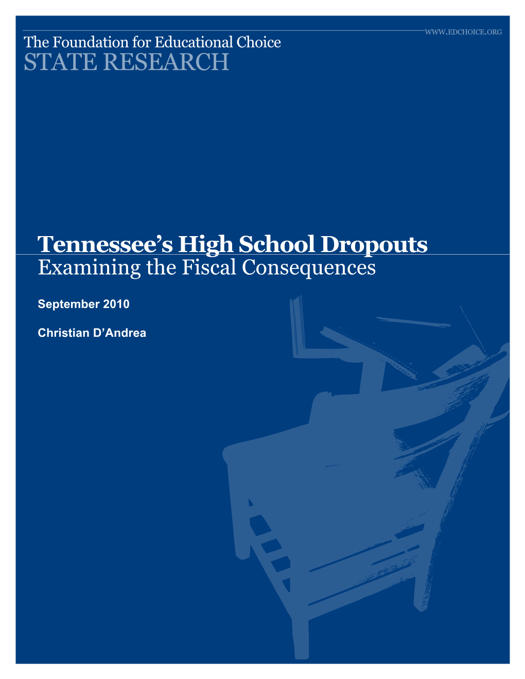 Tennessee's High School Dropouts
