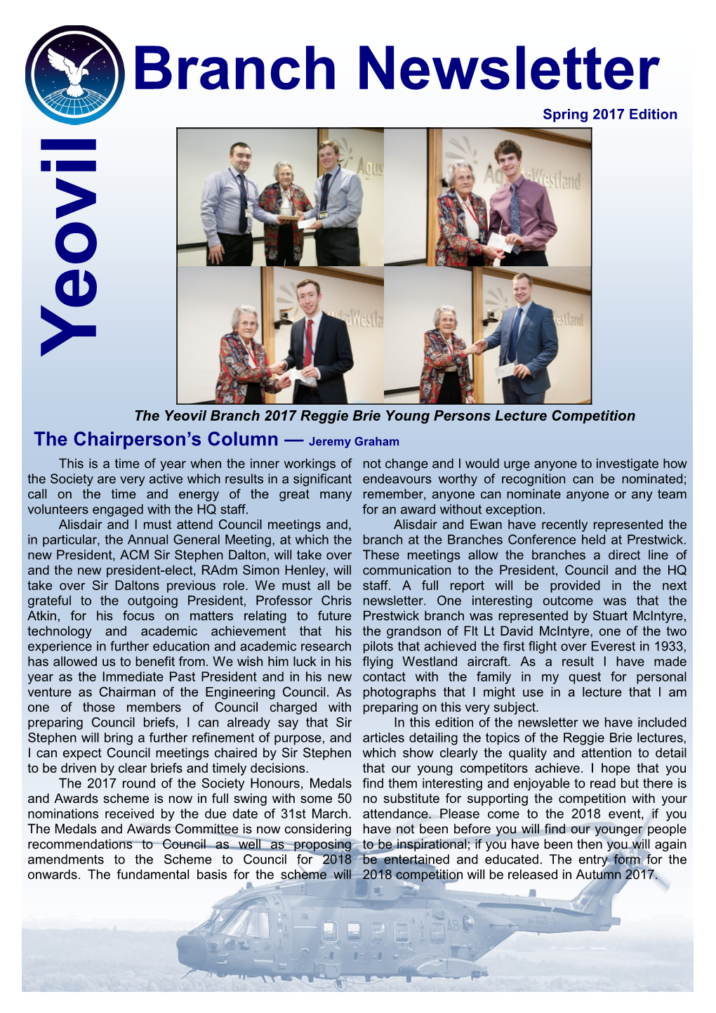 Download the Yeovil Branch Spring Newsletter