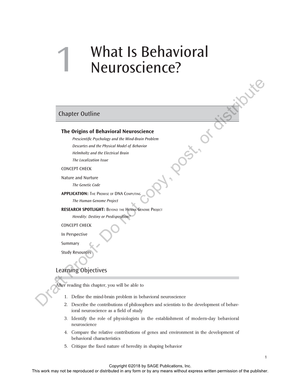 What Is Behavioral Neuroscience? 3