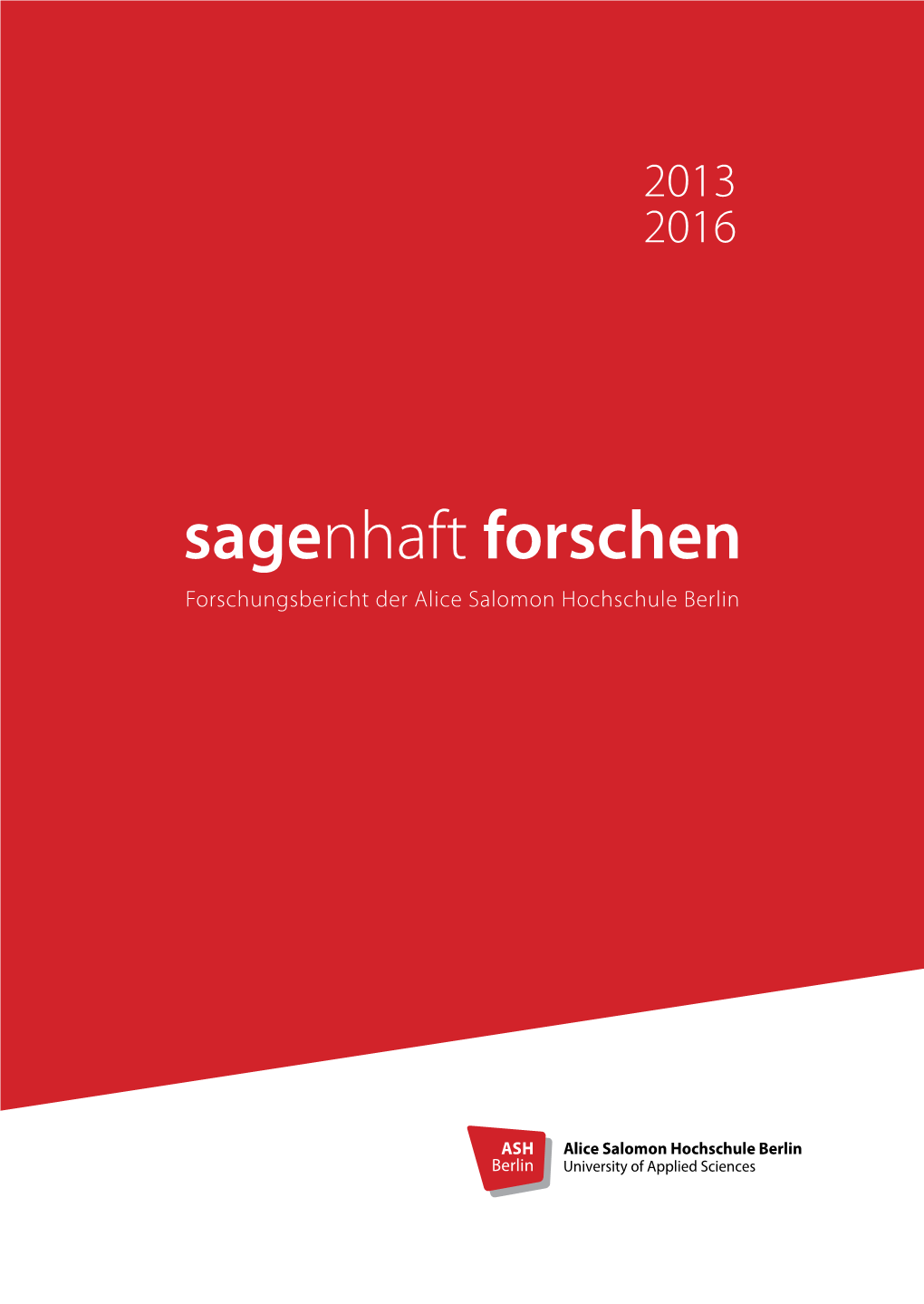 Forschungsbericht 2013-2016