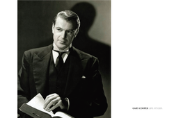 Gary Cooper Life. Styled