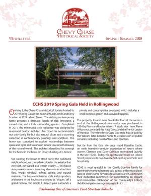 CCHS 2019 Spring Gala Held in Rollingwood