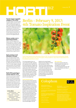 Berlin - February 9, 2017: Vegetable Category, Representing 16%
