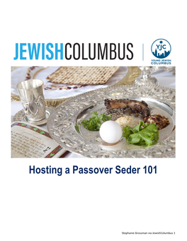 Hosting a Passover Seder 101