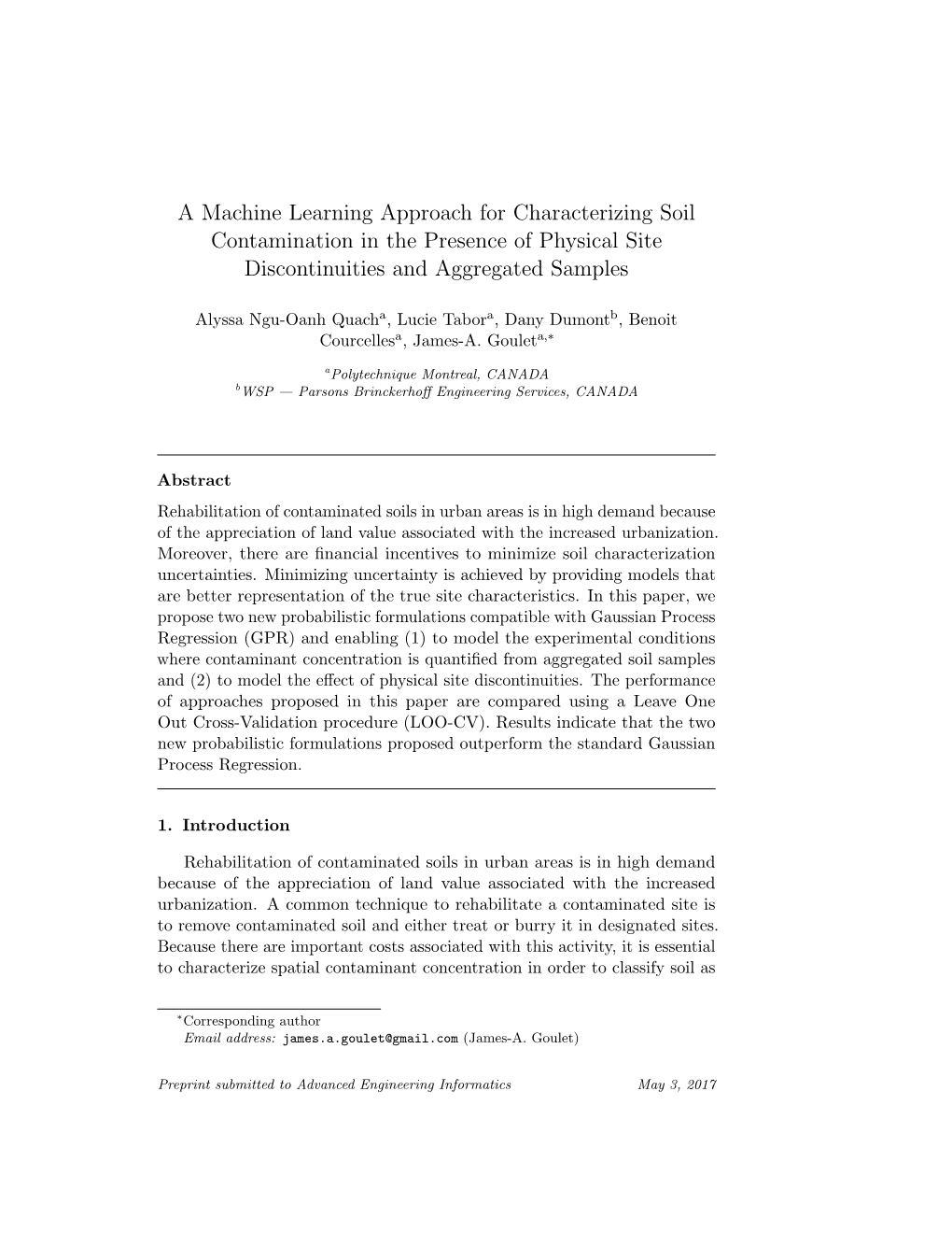 A Machine Learning Approach for Characterizing Soil Contamination in the Presence of Physical Site Discontinuities and Aggregated Samples