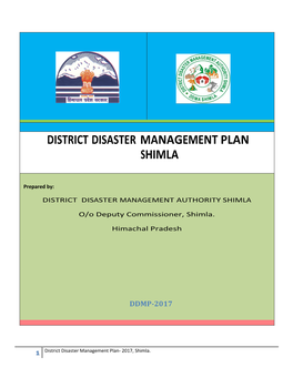District Disaster Management Plan Shimla