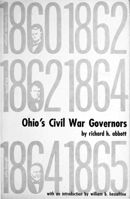 Ohio's Civil War Governors by Richard H