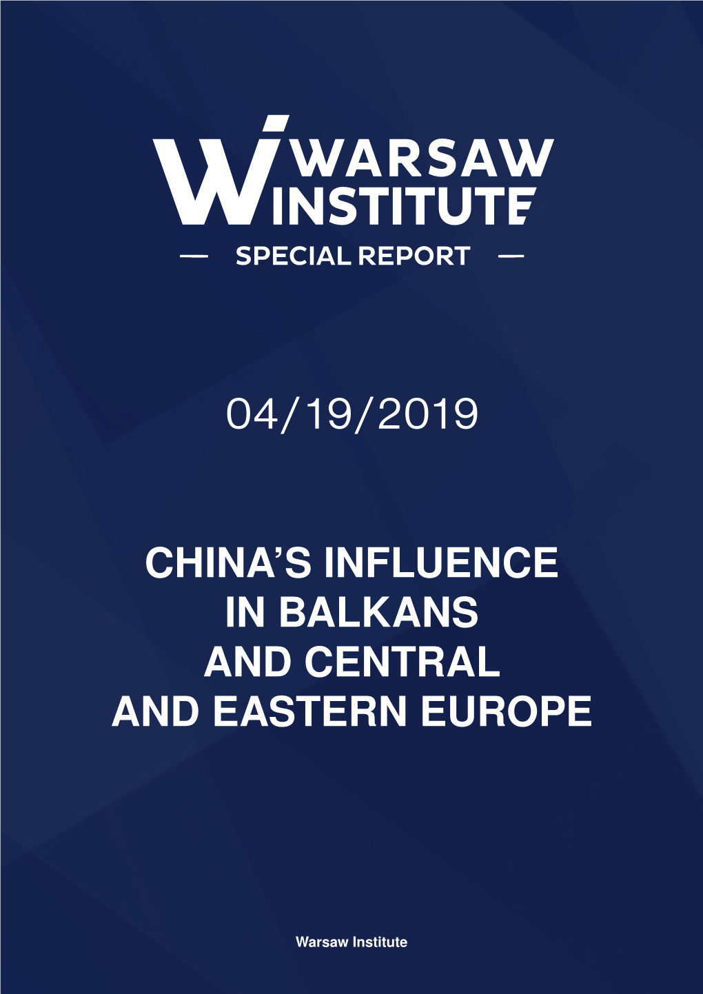 China's Influence in Balkans and Central and Eastern