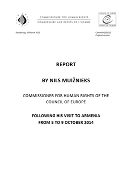 Report by Nils Muižnieks