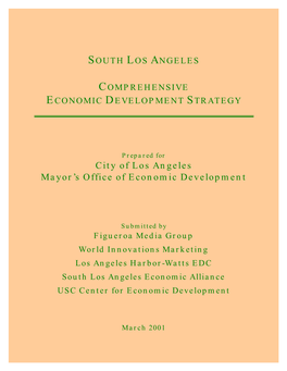 City of Los Angeles Mayor's Office of Economic Development