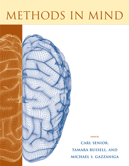 Methods in Mind Cognitive Neuroscience Michael S