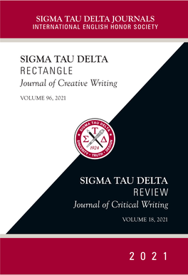 SIGMA TAU DELTA RECTANGLE Journal of Creative Writing