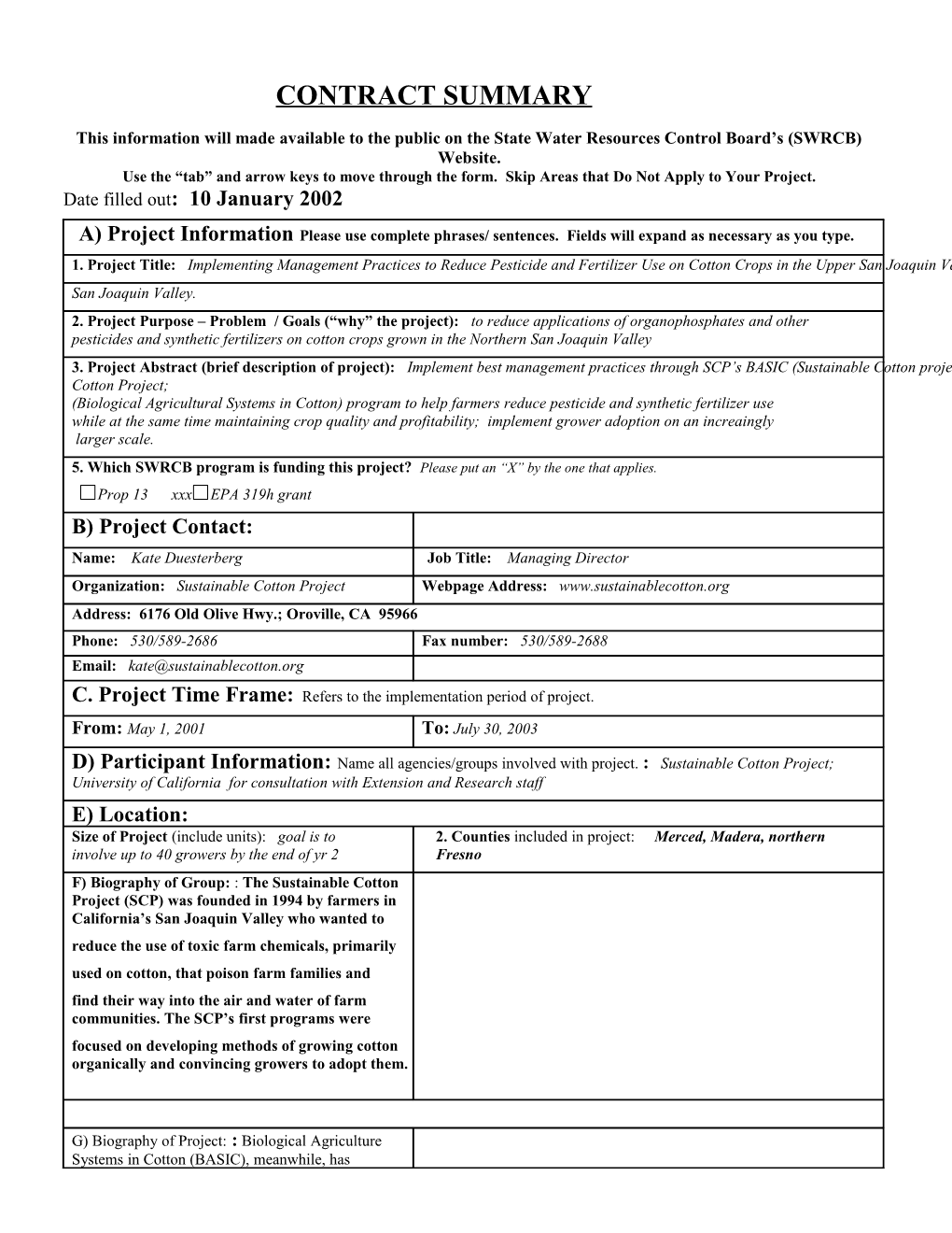 Natural Resource Project Inventory (NRPI) s4