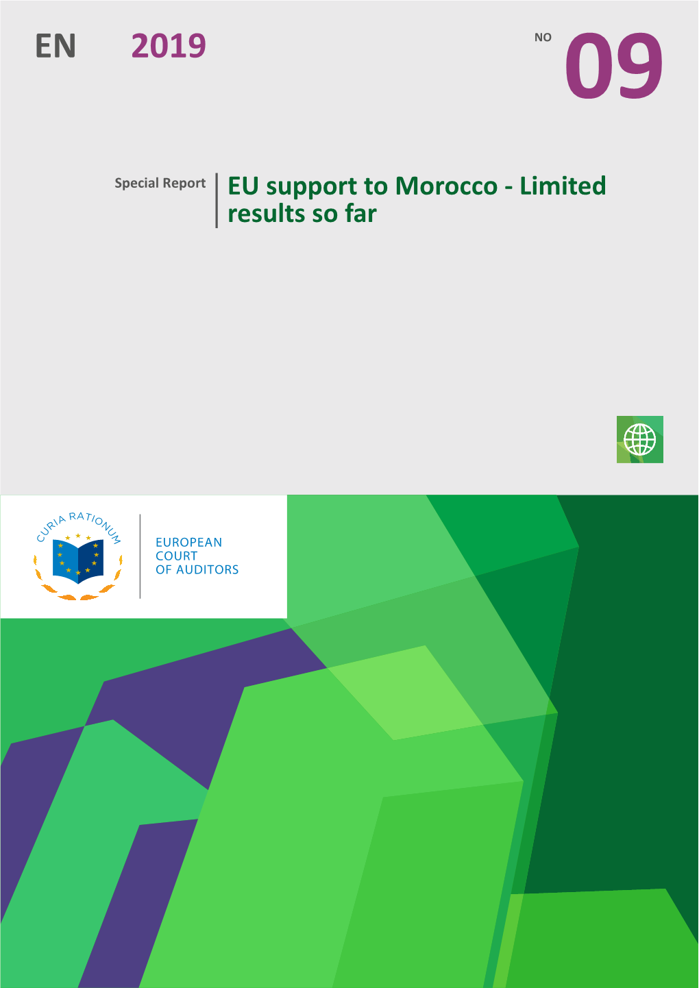 Special Report 09/2019: EU Support to Morocco