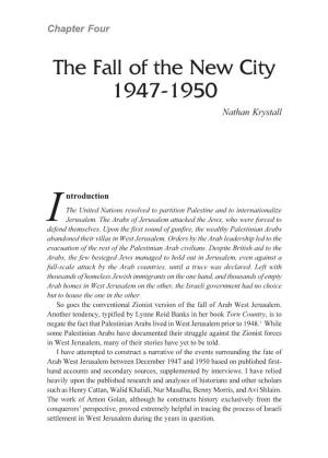 The Fall of the New City 1947-1950 Nathan Krystall