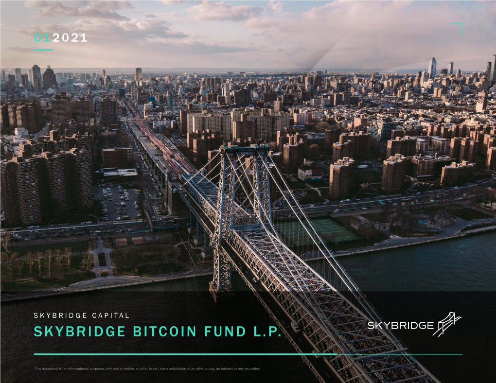 Skybridge Bitcoin Fund L.P