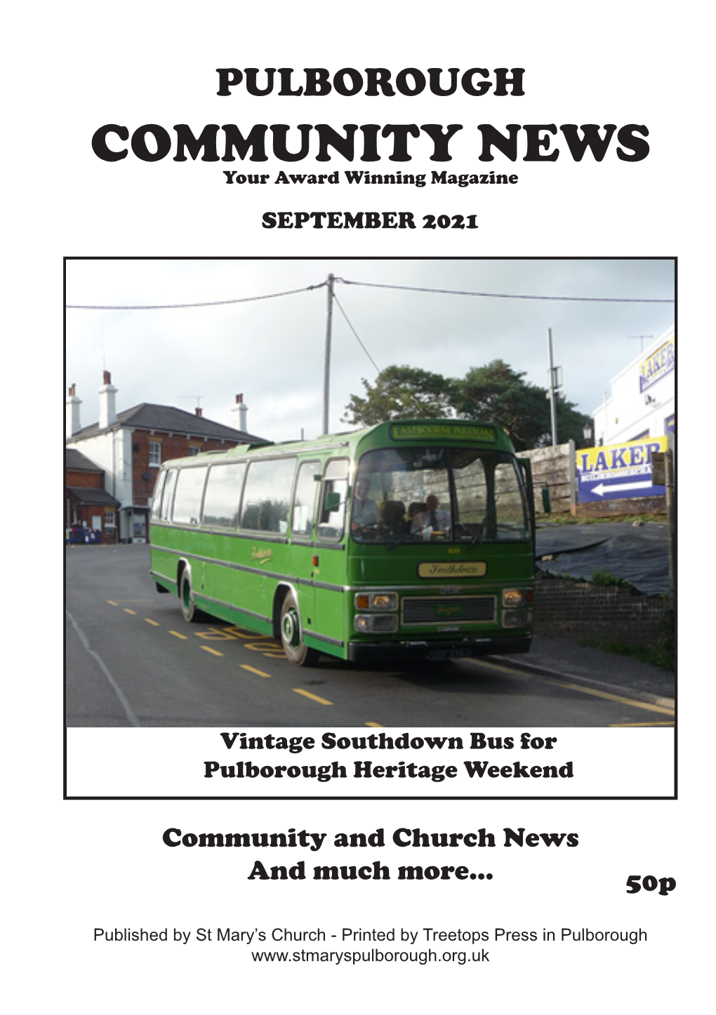 COMMUNITY NEWS Your Award Winning Magazine SEPTEMBER 2021