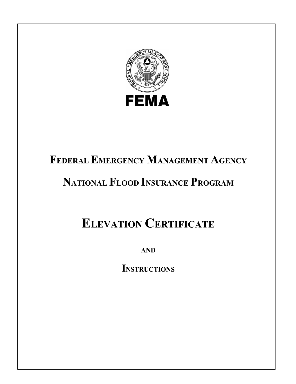 National Flood Insurance Program