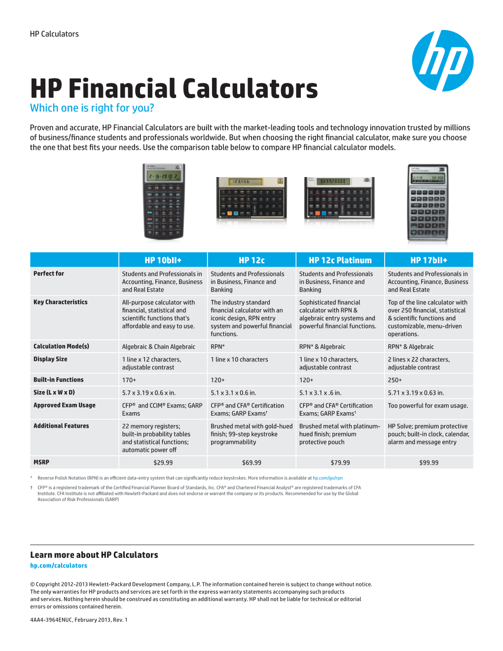 HP Financial Calculators Which One Is Right for You?