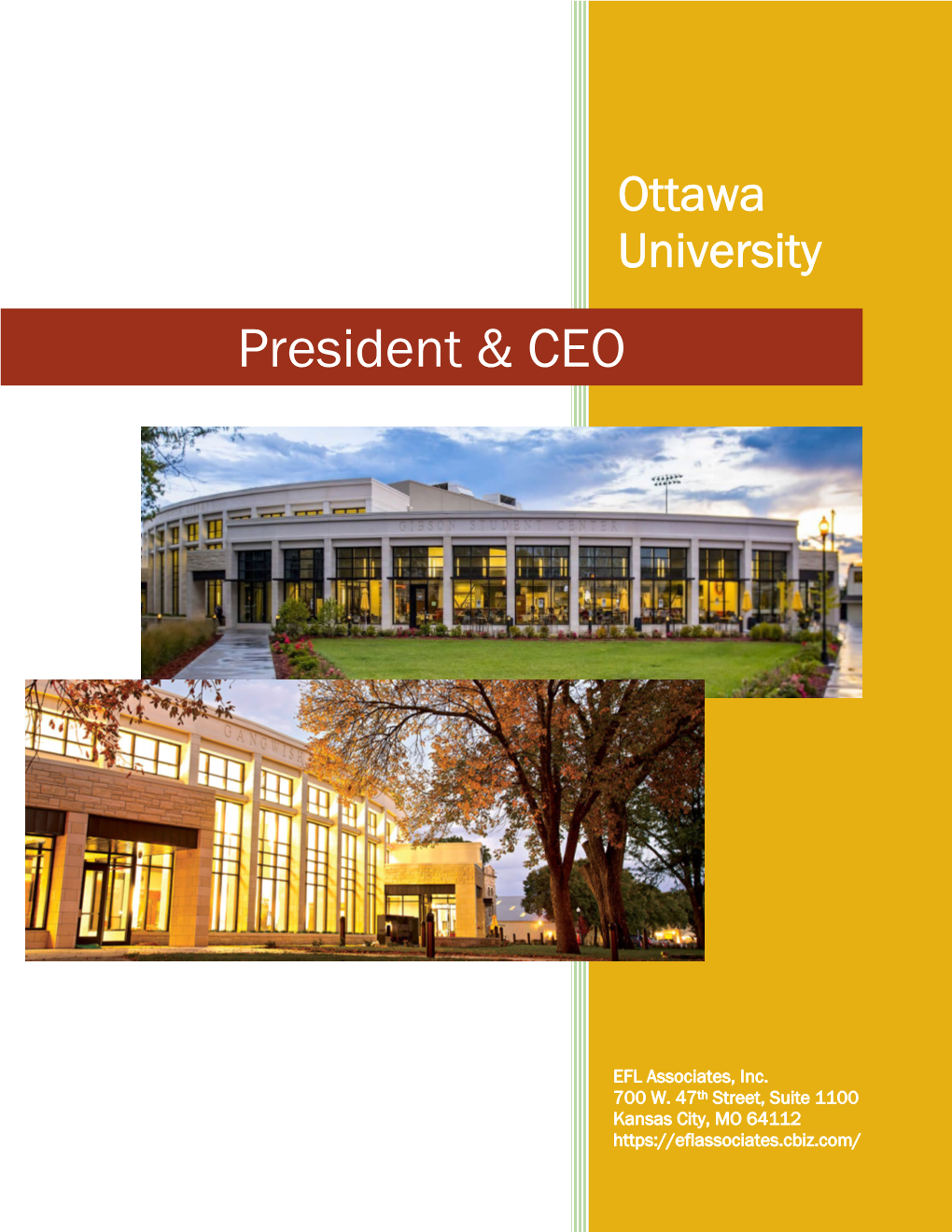 Ottawa University President &