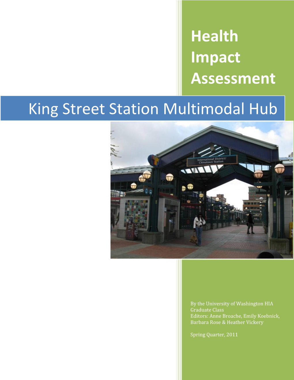 King Street Station Multimodal Hub