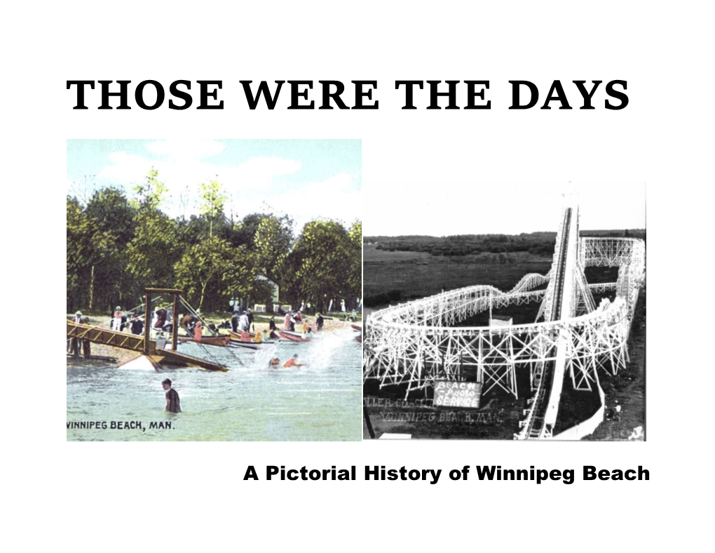 A Pictorial History of Winnipeg Beach