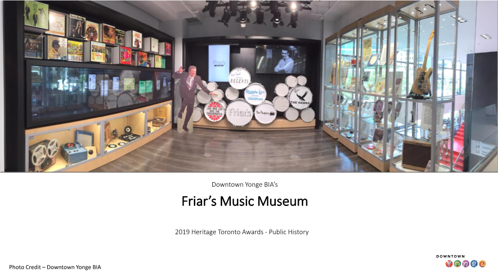 Friar's Music Museum