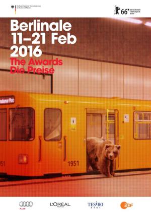 Berlinale 11–21 Feb 2016 the Awards Die Preise