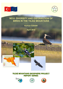Diversity and Distribution of Birds in the Yildiz Mountains